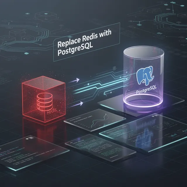 Replace Redis with PostgreSQL